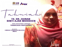 Dr. Zainab terima pngiktirafan MBOT